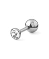 [Stainless Steel] Bijou Round Earrings