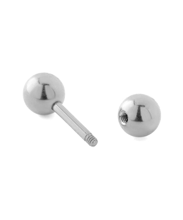 [Stainless Steel] Sphere Nankotsu Earrings