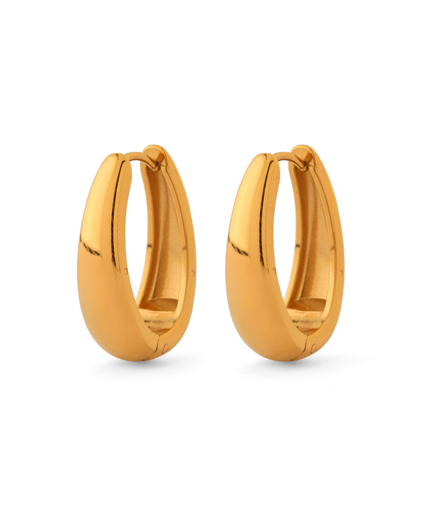 Volume Metal Hoop Earrings [Surgical Stainless Steel] [Basic]