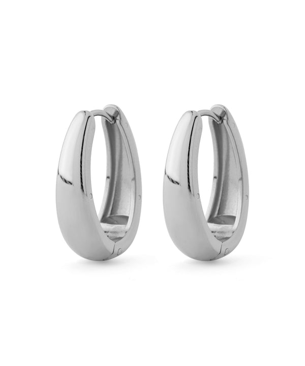 Volume Metal Hoop Earrings [Surgical Stainless Steel] [Basic]