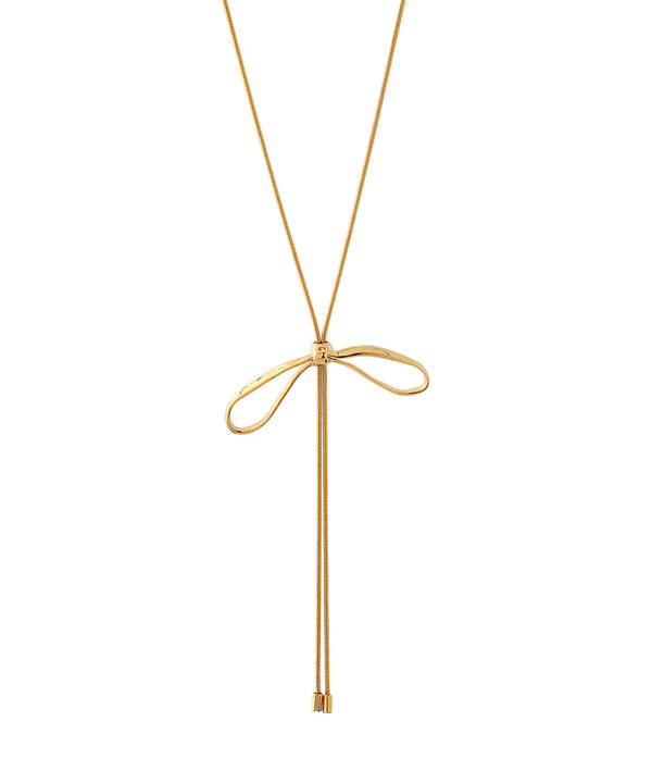 ANEMONE】リボンループタイネックレス｜アネモネ・シエナロゼ