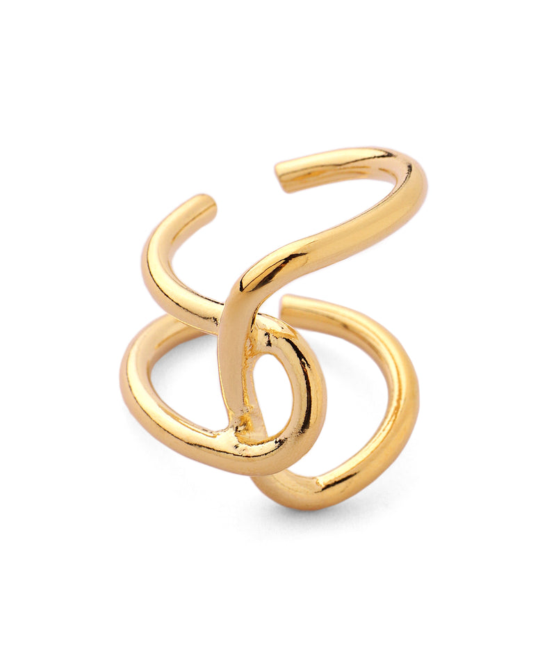 Double Metal Line Ring