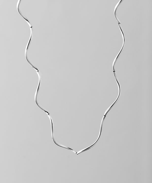Wave Metal Pipe Necklace
