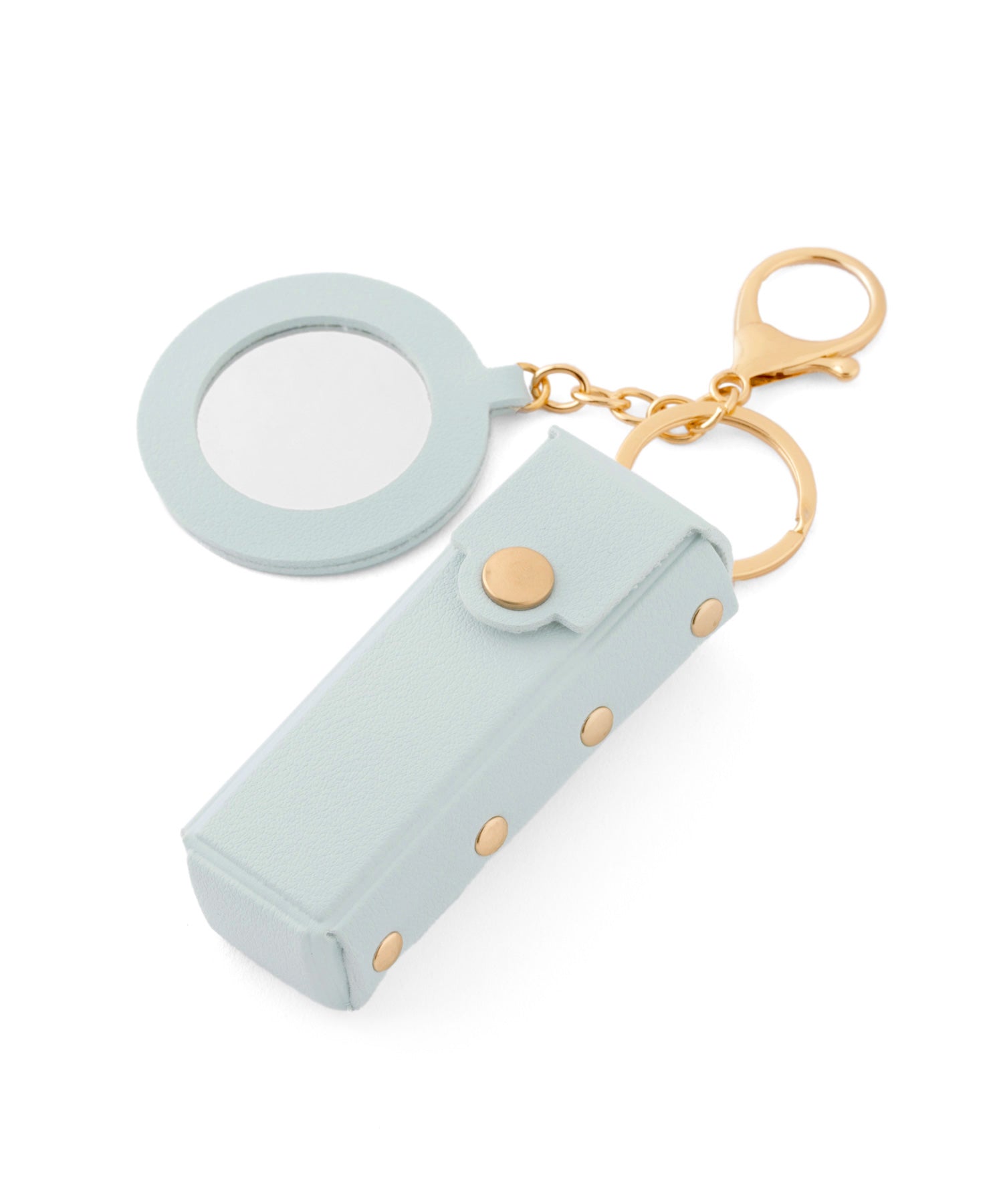 ANEMONE】ミラー付きリップケースキーホルダー｜アネモネ・シエナロゼ