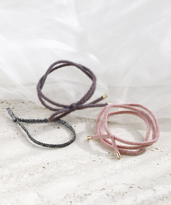 Multi-design hair ties (set of 3)