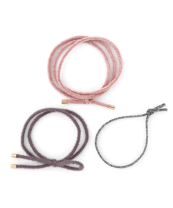 Multi-design hair ties (set of 3)