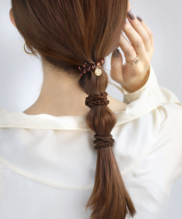 コイン×マルチデザインヘアゴム[3本セット]