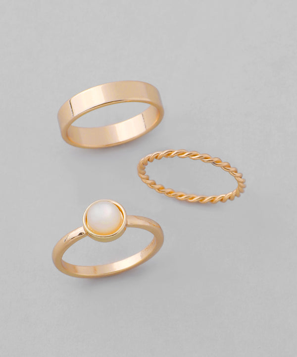 ANEMONE】ストーンデザインリング[3本セット]｜SANPO ONLINE(サンポー