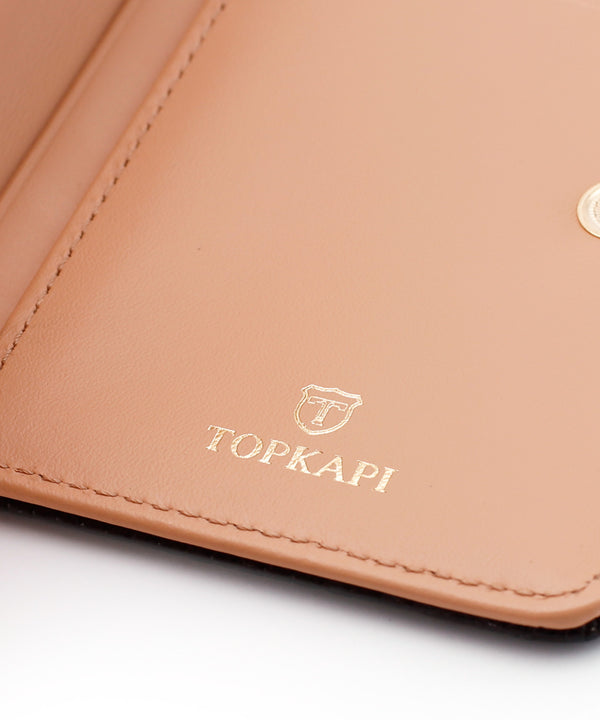 【TOPKAPI】LUCIA・イタリアンレザーのがま口折り財布