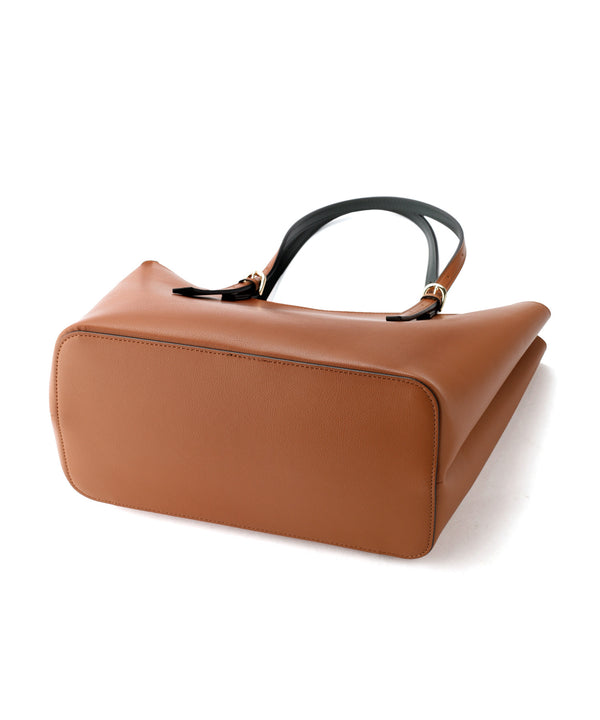 【Trideep】ベルトショルダートートバッグ