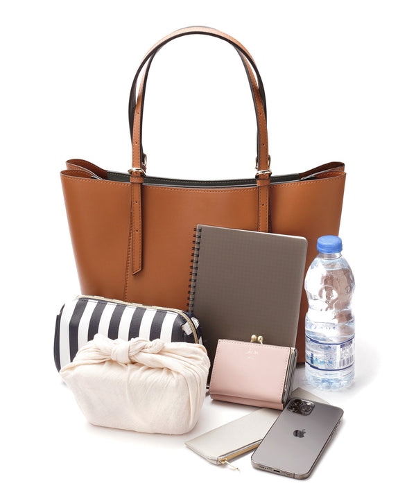 【Trideep】ベルトショルダートートバッグ