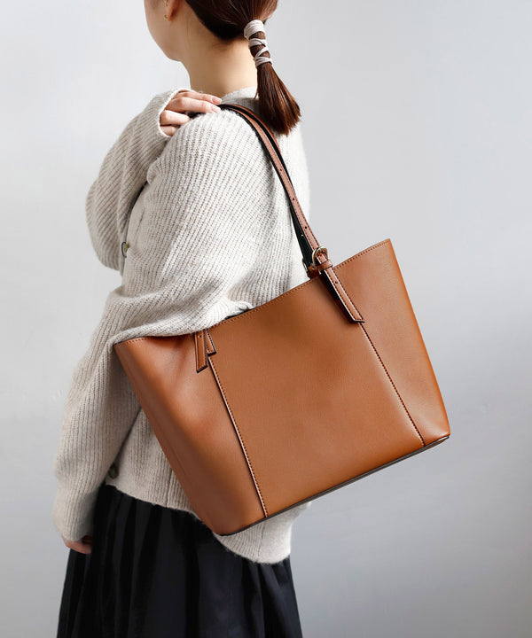 【Trideep】ベルトショルダートートバッグ