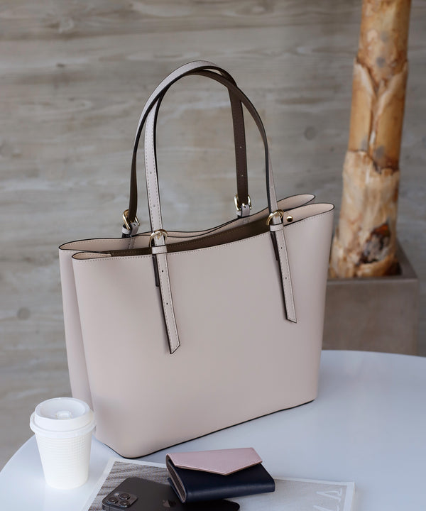 【Trideep】ベルトショルダートートバッグ