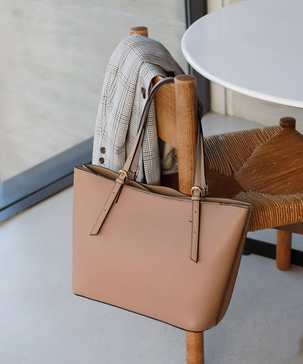 【Trideep】ベルトショルダートートバッグ