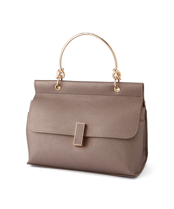 【Trideep】メタルハンドル2WAYバッグ