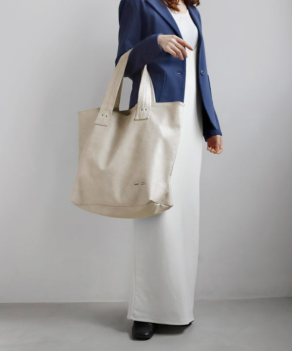 【Trideep】アンティークレザー調トートバッグ