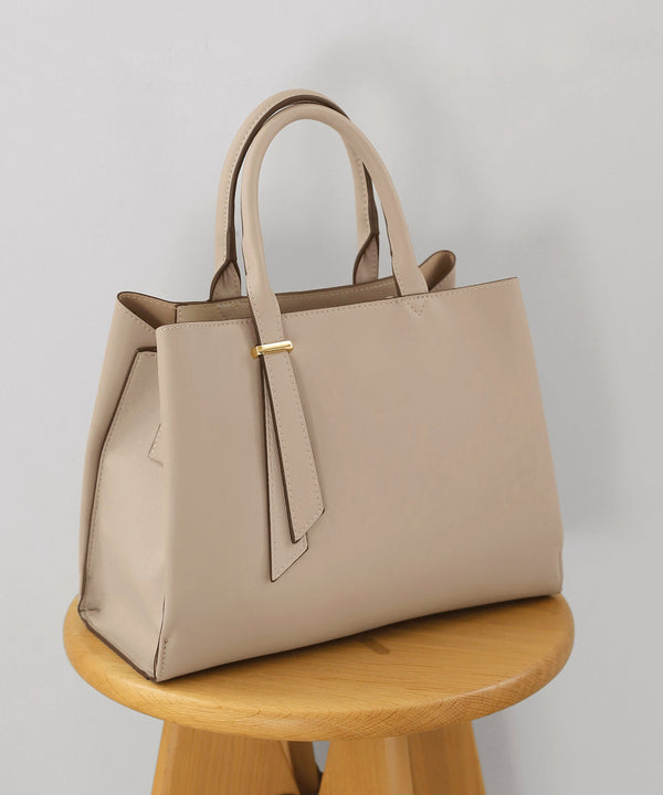 【Trideep】レザー調スクエア2WAYバッグ