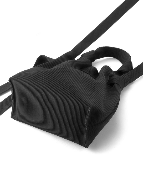 [Trideep] Rib knit shoulder bag