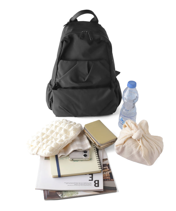 【Trideep】ナイロンギャザーリュック