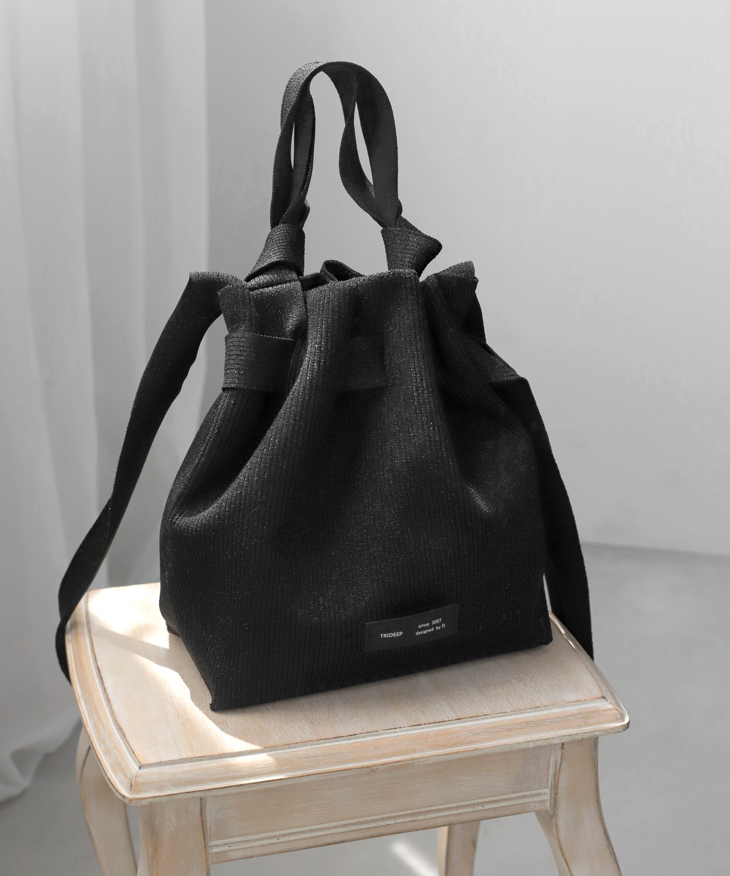 ANEMONE】【Trideep】ラメニットショルダーバッグ｜アネモネ