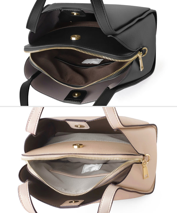 【Trideep】レザー調2WAYバッグ