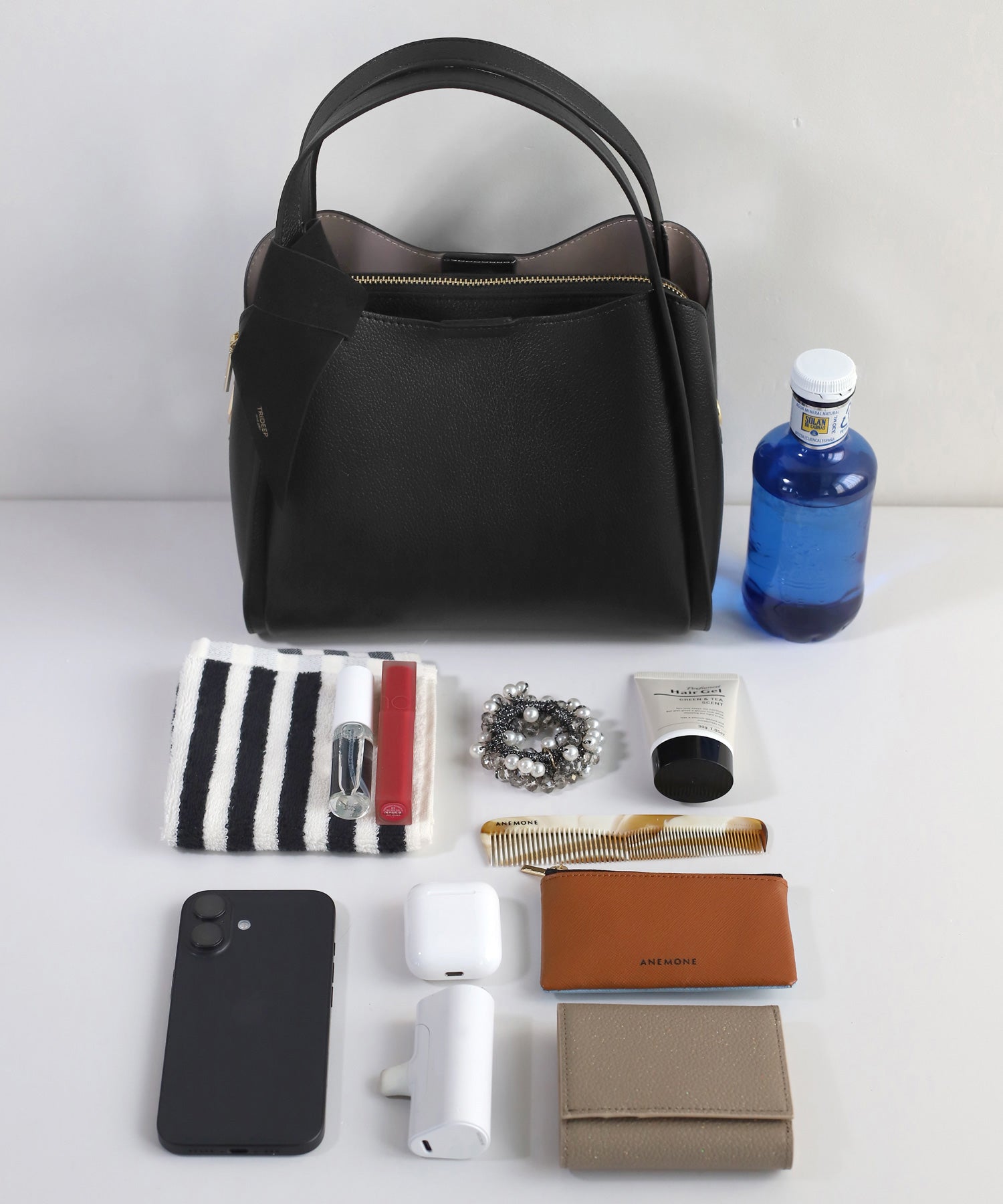 ANEMONE】【Trideep】レザー調2WAYバッグ｜アネモネ・シエナロゼ