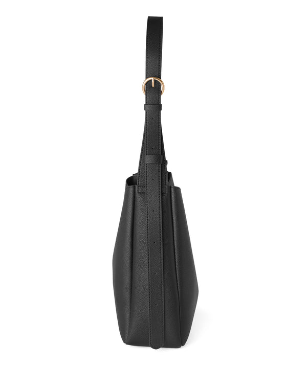 [Trideep] Leather shoulder bag with pouch