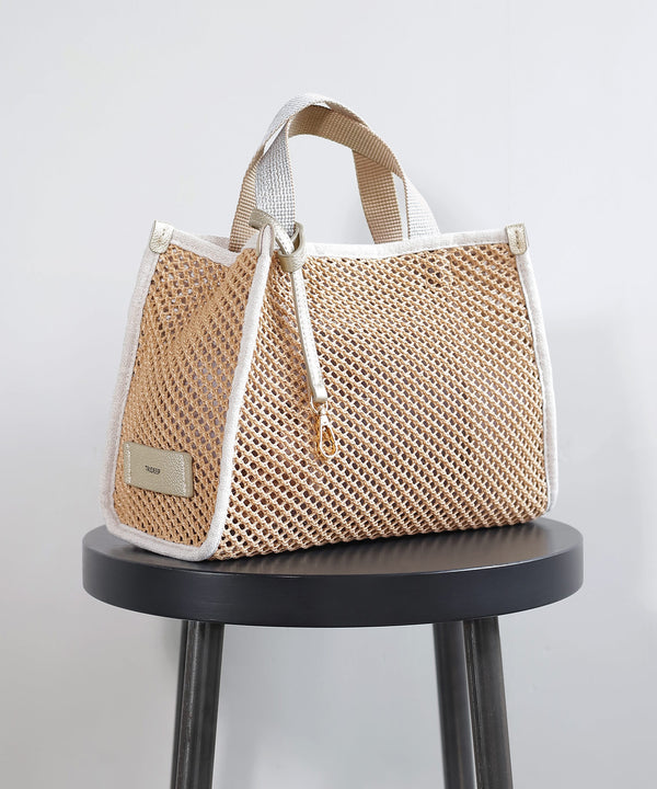 [Trideep] Mesh Square 2-Way Bag