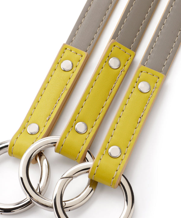 レザー調ショルダーストラップ