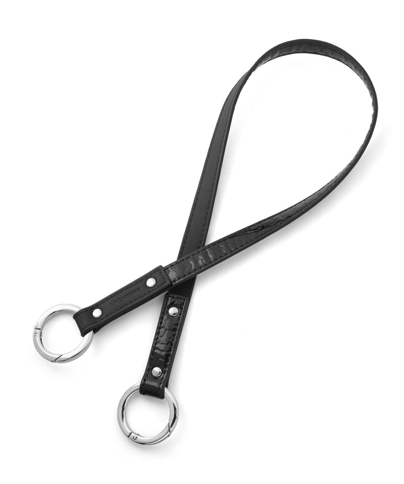 Leather-look shoulder strap