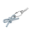 Leather-like ribbon charm