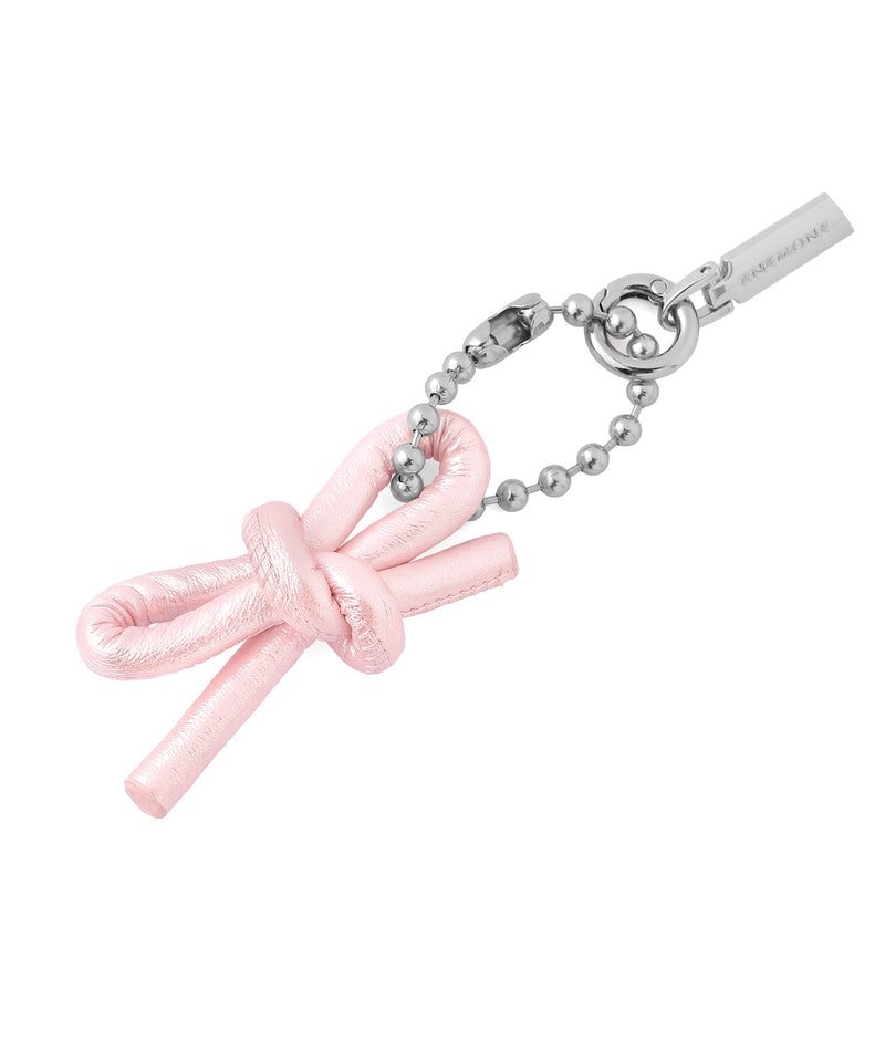 Leather-like ribbon charm