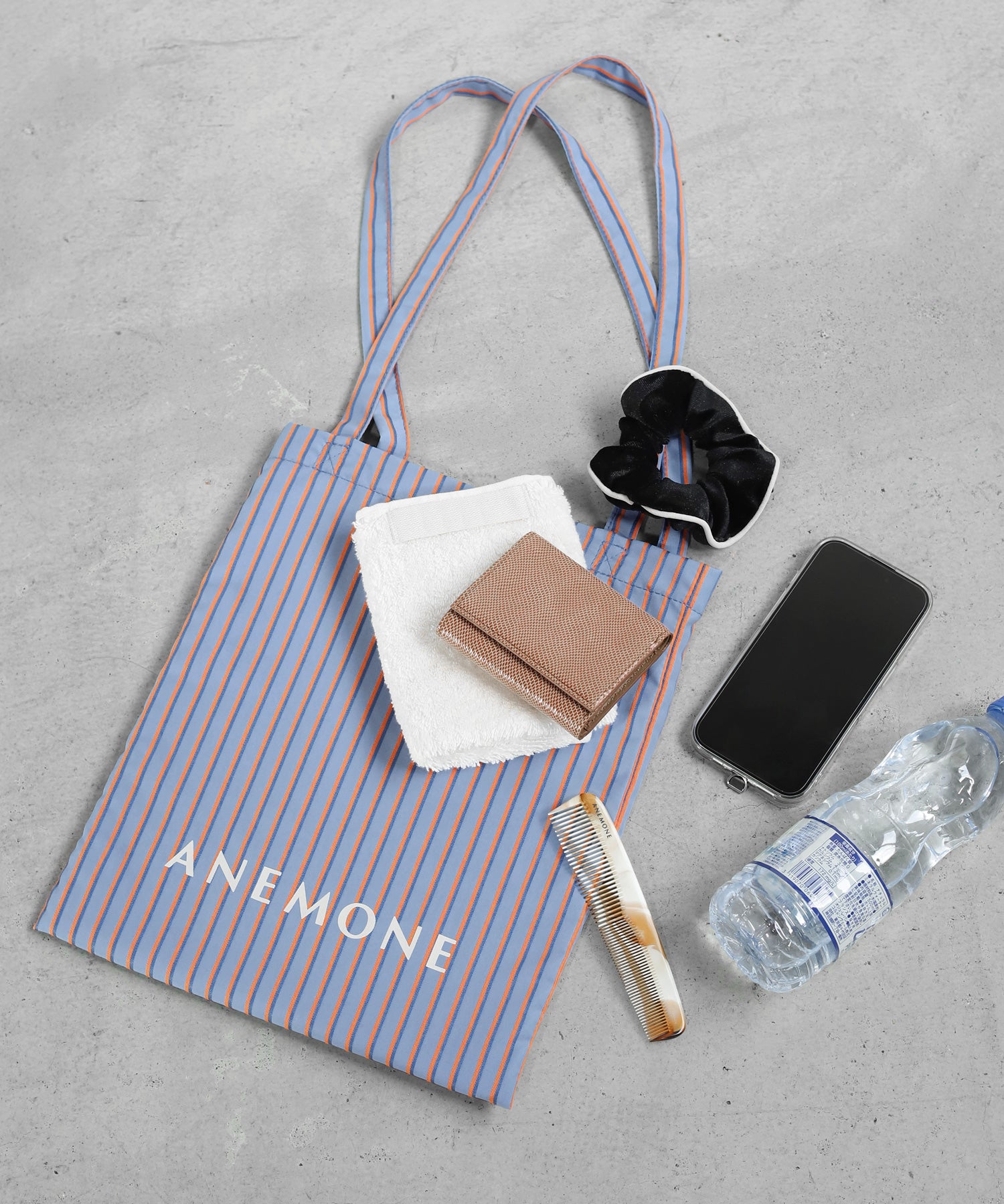 ANEMONE】アソート柄ロゴトートバッグ｜アネモネ・シエナロゼ