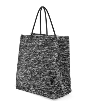 Glitter Shopper Knit Bag