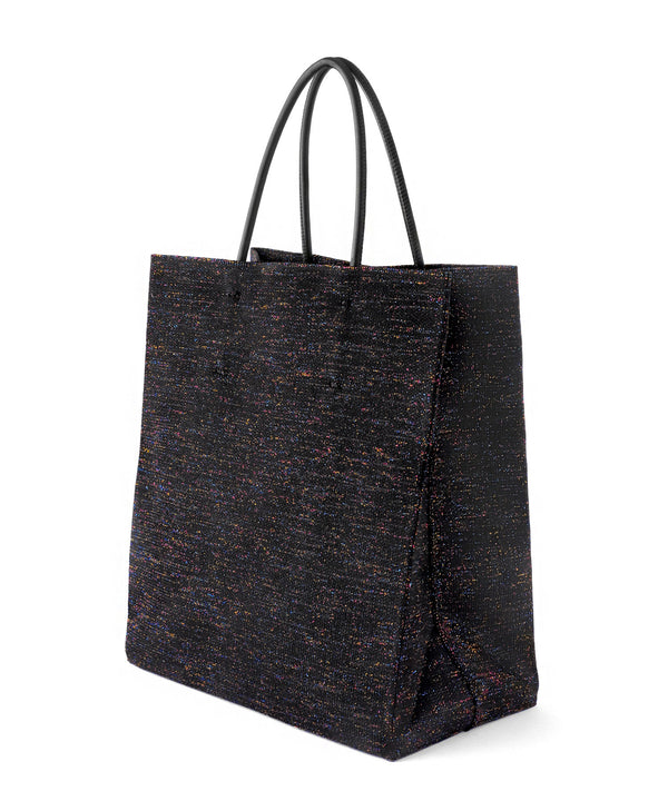 ラメショッパーニットバッグ