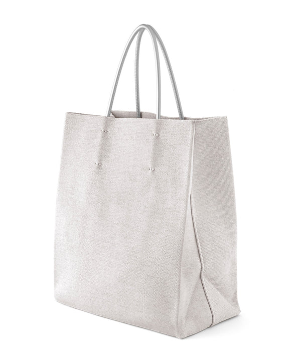 ラメショッパーニットバッグ