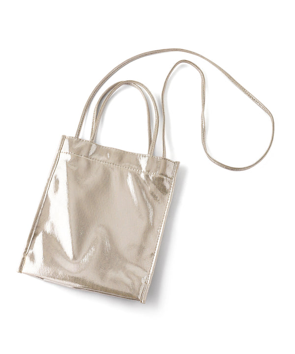 St Andrews シルバー サブバック ANEMONE】メタリックショルダー2WAYサブバッグ[バンケット]｜SANPO