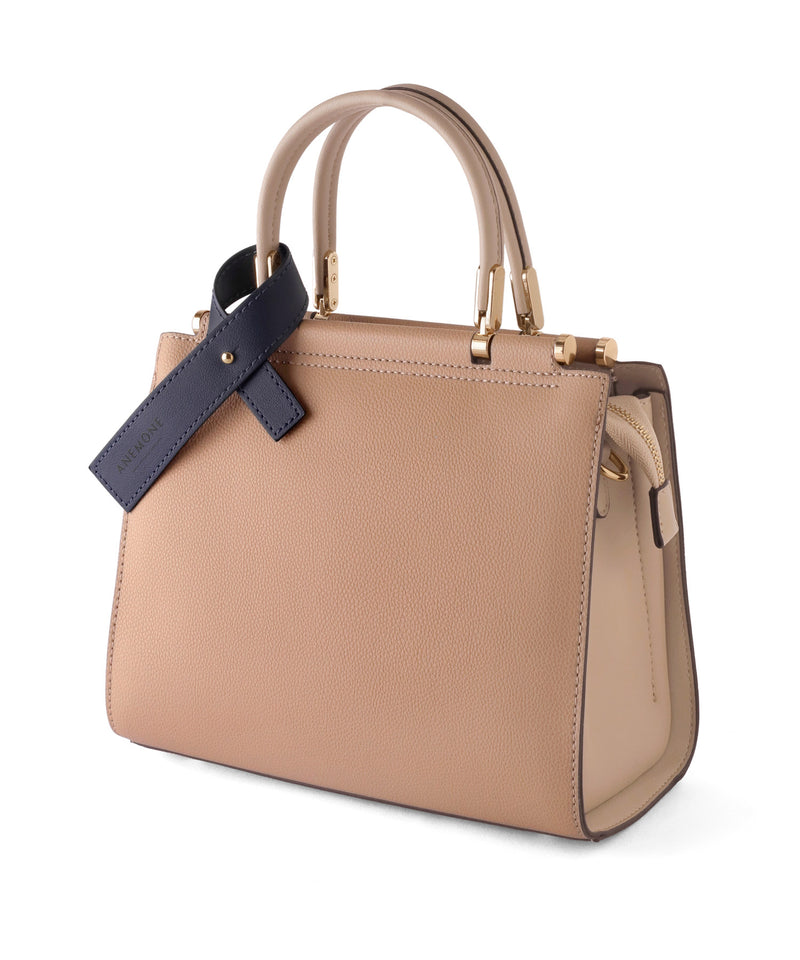 Two-tone square 2-way bag