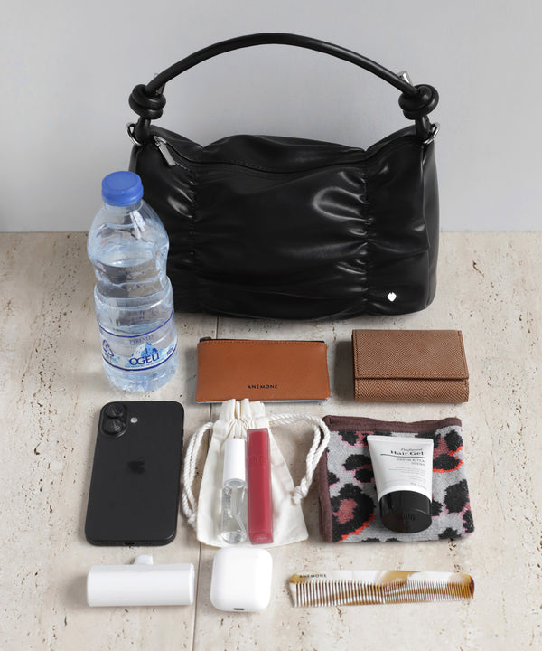 Gathered design 2-way bag