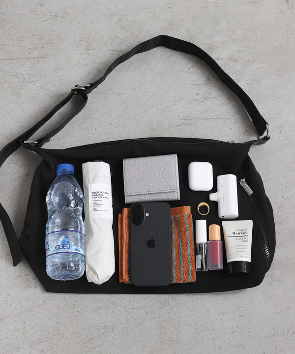 Nylon Square Shoulder Bag