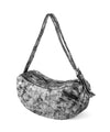 Metallic Half Moon Bag