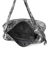 Metallic Half Moon Bag