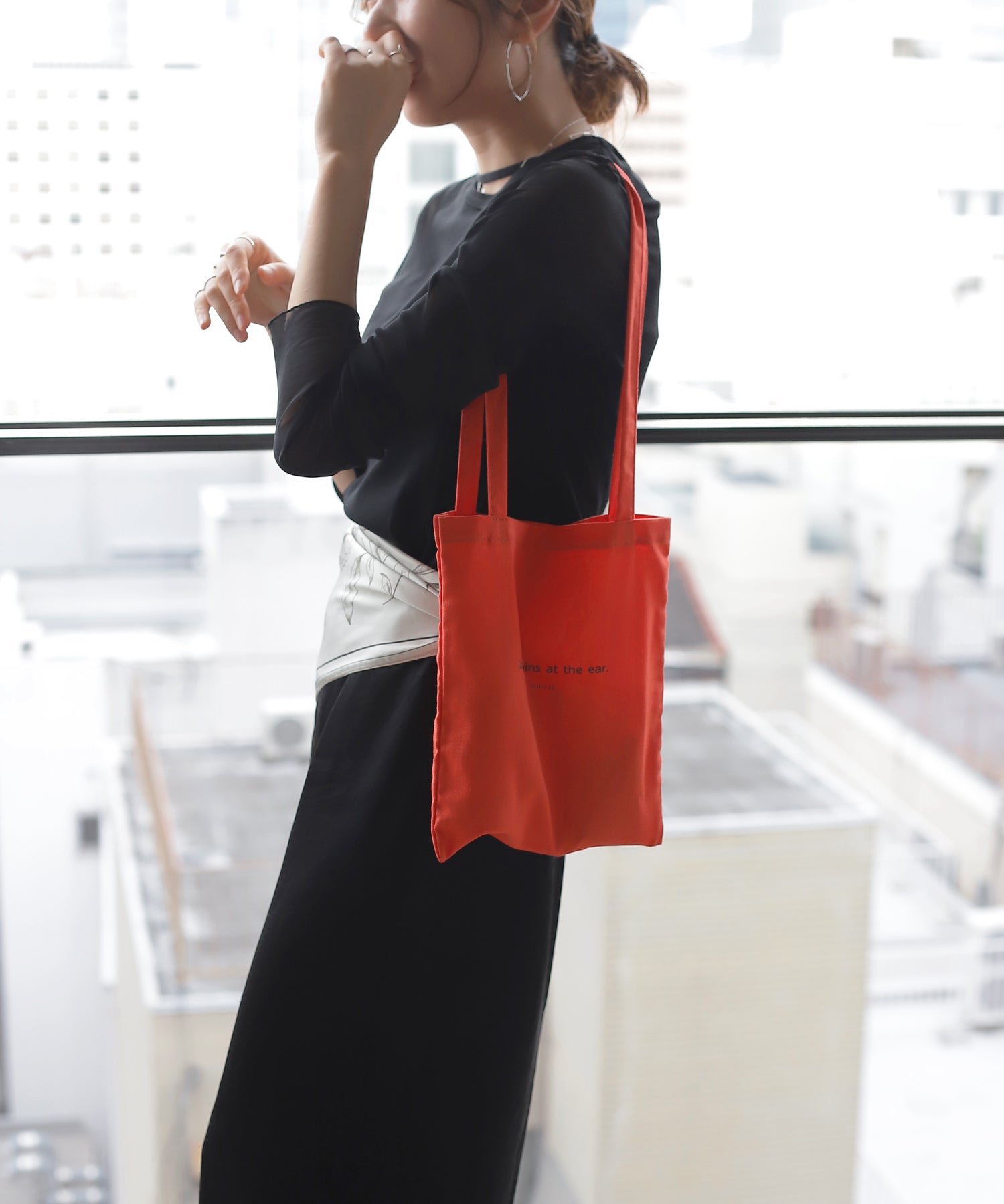 mimi33】[mimi33商品ご購入者様限定]ショッパートートバッグ｜アネモネ