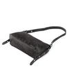 Faux leather belt shoulder bag