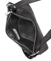 Faux leather belt shoulder bag