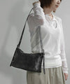 Faux leather belt shoulder bag