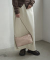 Faux leather belt shoulder bag