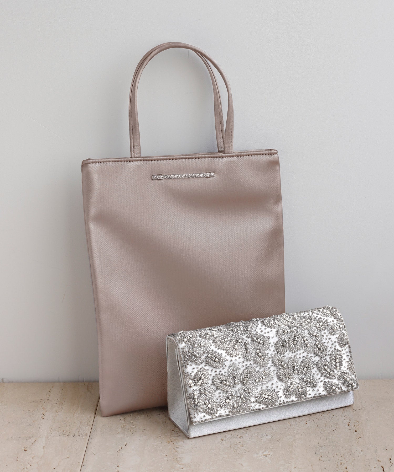 あねもね様2点 ANEMONE】【Trideep】レザー調2WAYバッグ｜アネモネ・シエナロゼ