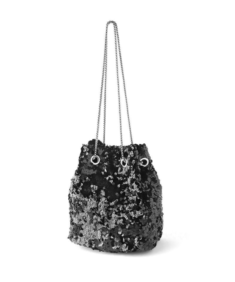 Sequin Drawstring Bag