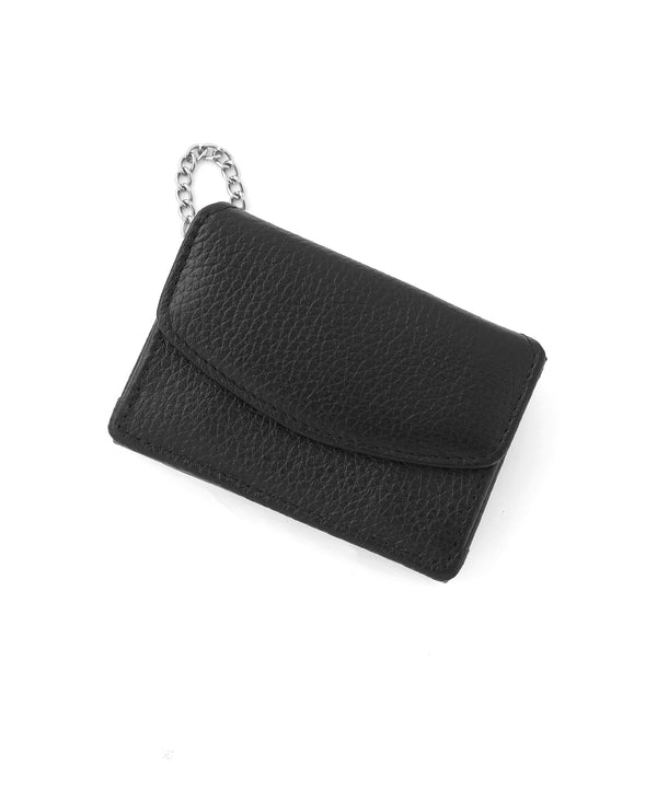 三つ折りレザーミニウォレット ヌメ革レザー三つ折り財布｜名入れ刻印レザーギフト